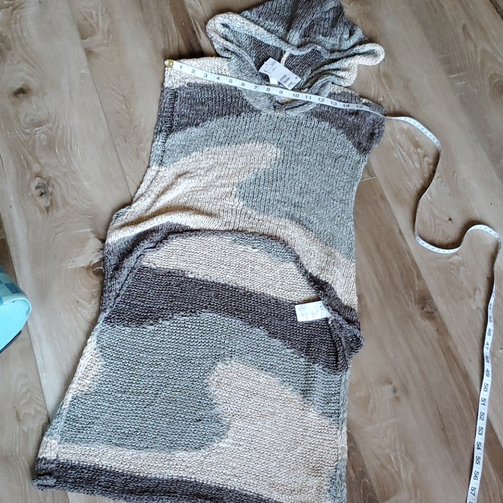 NWT H&M Divided Camo Hi-Lo Sweater Vest - Picture 5 of 11